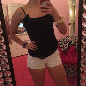 Cute floral hollister tank